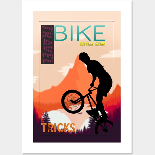 Art for bicyclists. Wall Art by Asaful shop